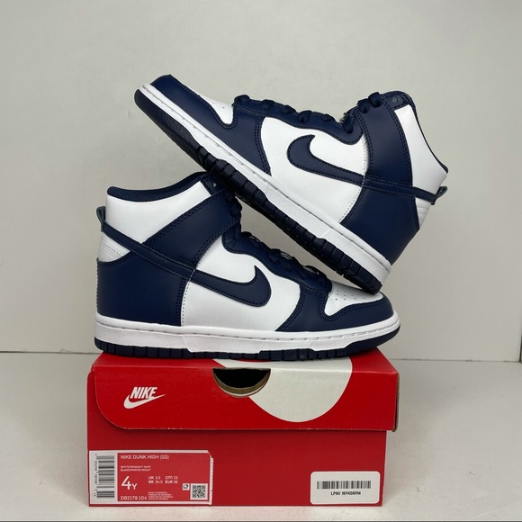 Nike Shoes - Nike Dunk High GS” Midnight Navy” NEW